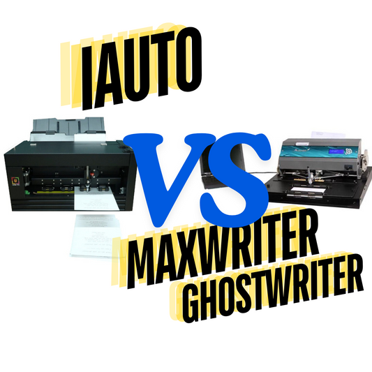 Comparison of Signature Machines:iAuto VS MaxWriter, Ghostwriter, Ghostwriter Max, T-Writer