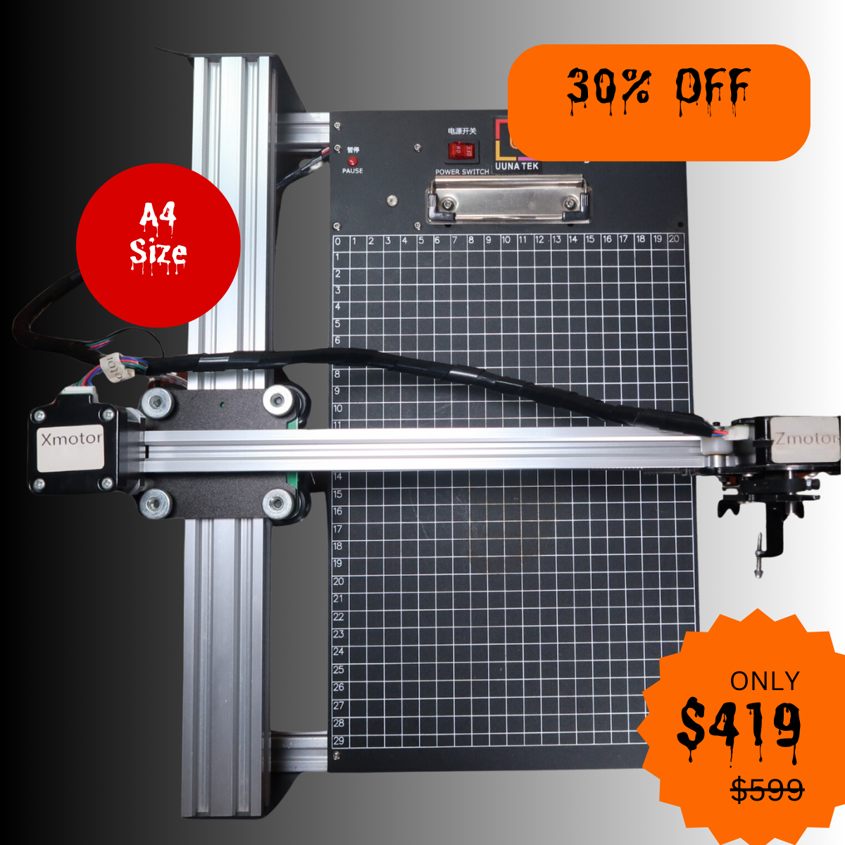 UUNA TEK®  iDraw 2.0 - A4 Size Drawing Robot Drawing Machine, Best Entry - Level Pen Plotter - UUNA TEK CO.,LIMITED