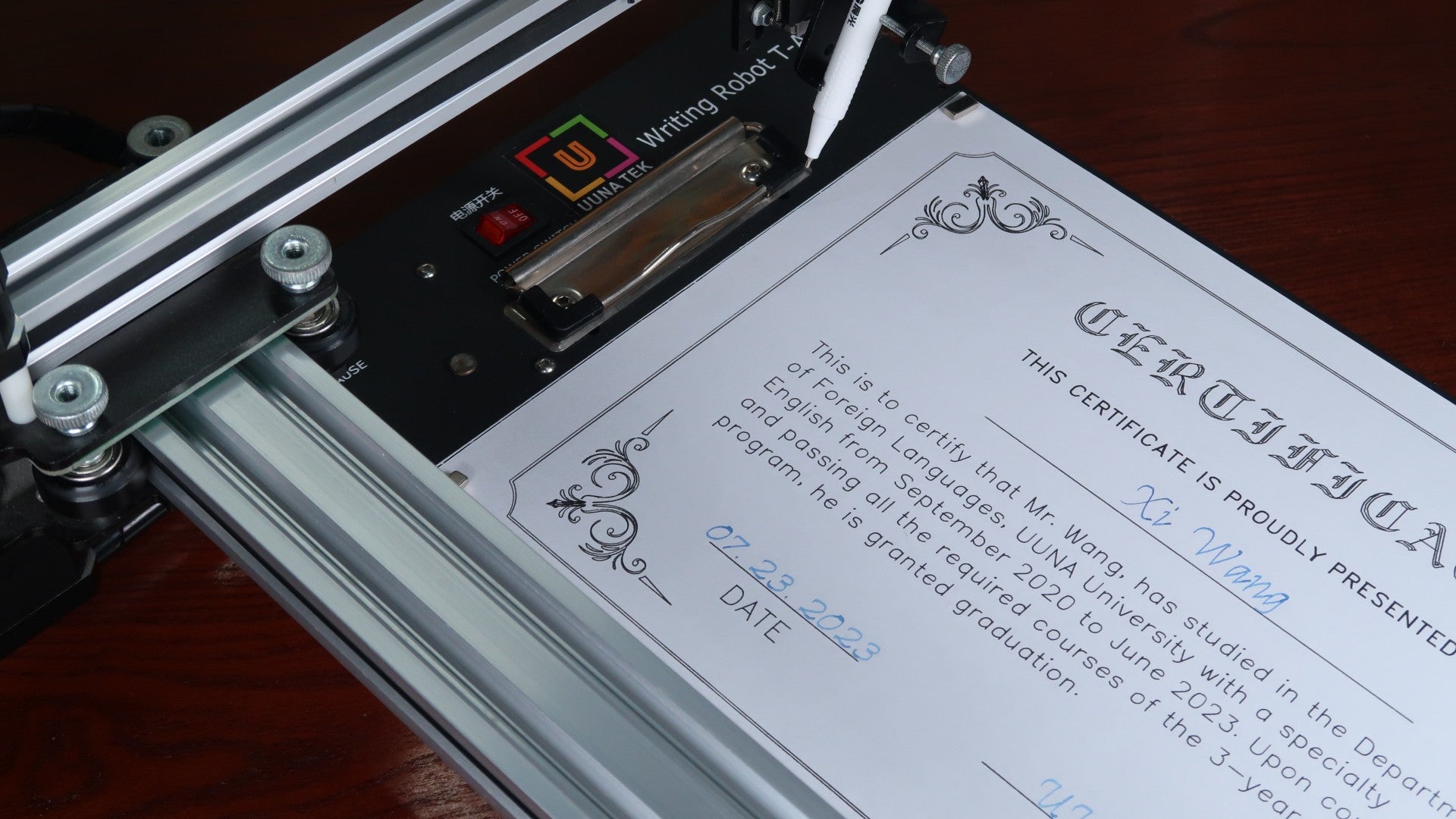 iDraw H A3 Pen Plotter Drawing Robot Pen Plotter Drawing Machine Writing Machine Signature Machine| UUNA TEK - UUNA TEK CO.,LIMITED