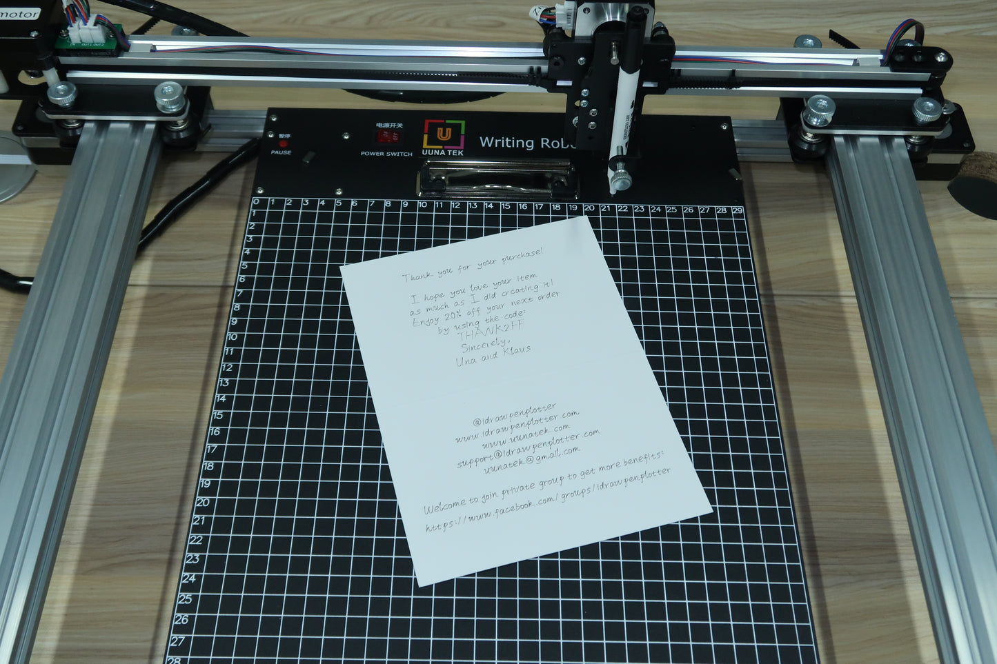 UUNA TEK® iDraw H Version Pen Plotter - A3 Size