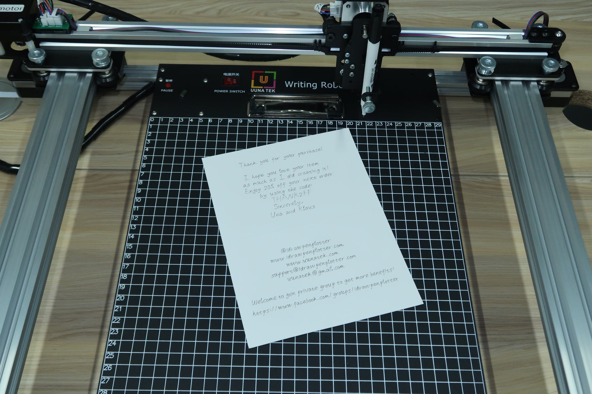 UUNA TEK® iDraw H Version Pen Plotter - A3 Size