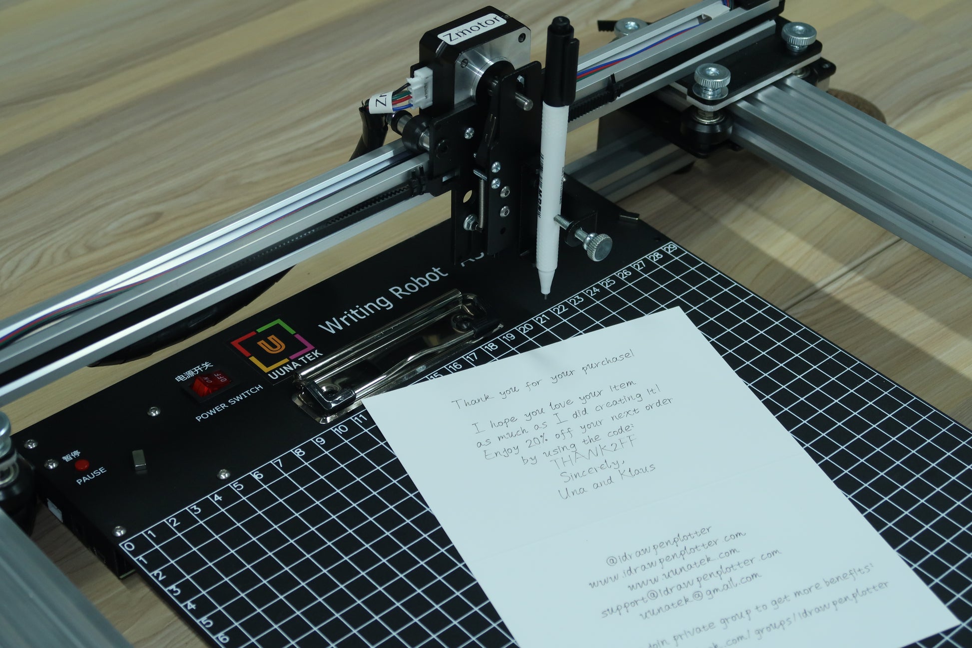 UUNA TEK® iDraw H Version Pen Plotter - A3 Size