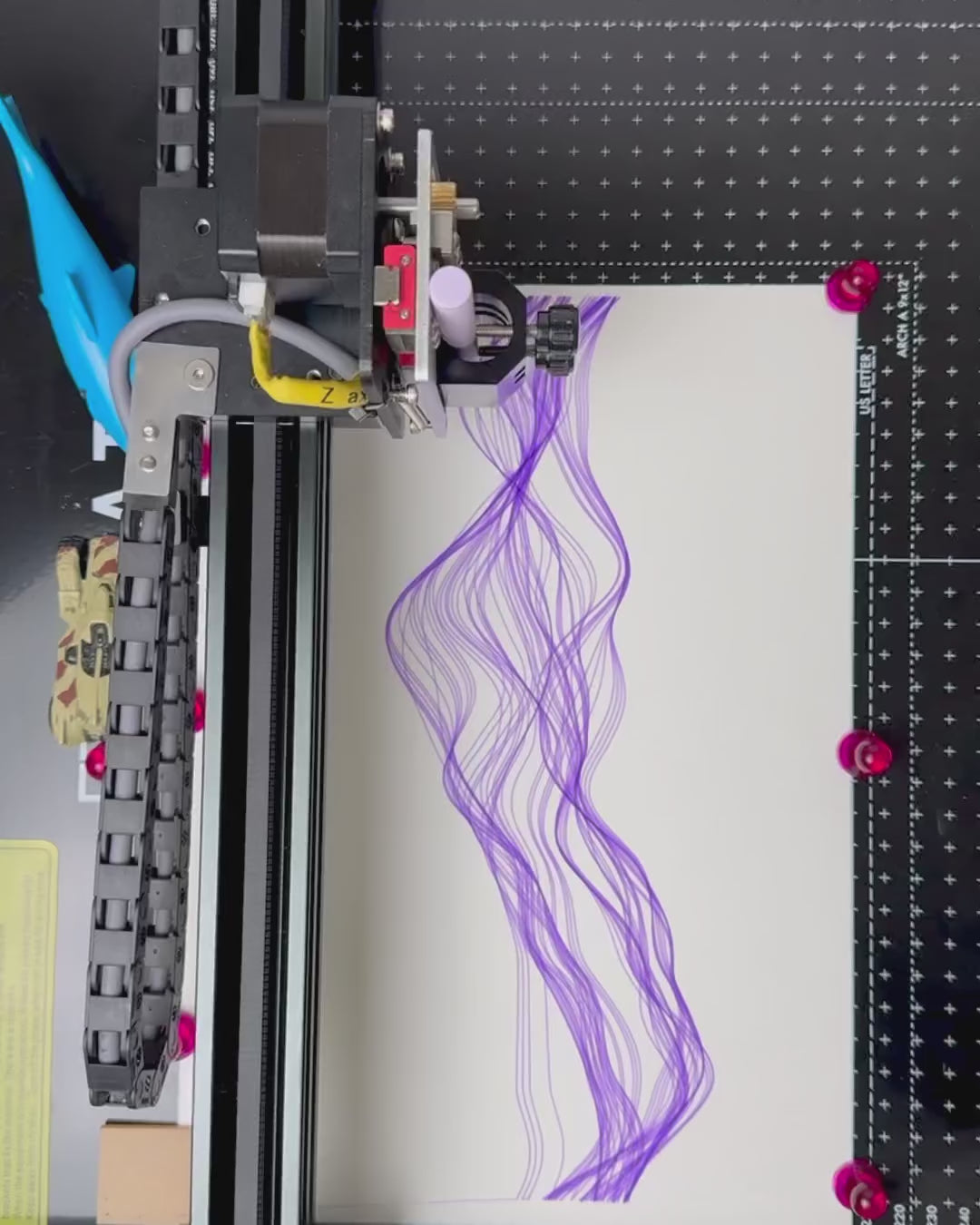 UUNA TEK 3.0 - Robot de dessin, machine à dessiner, machine à écrire, machine à signer, pré-assemblé, format A3/A2/A1/A0, haut de gamme, traceur à stylo tout-en-un