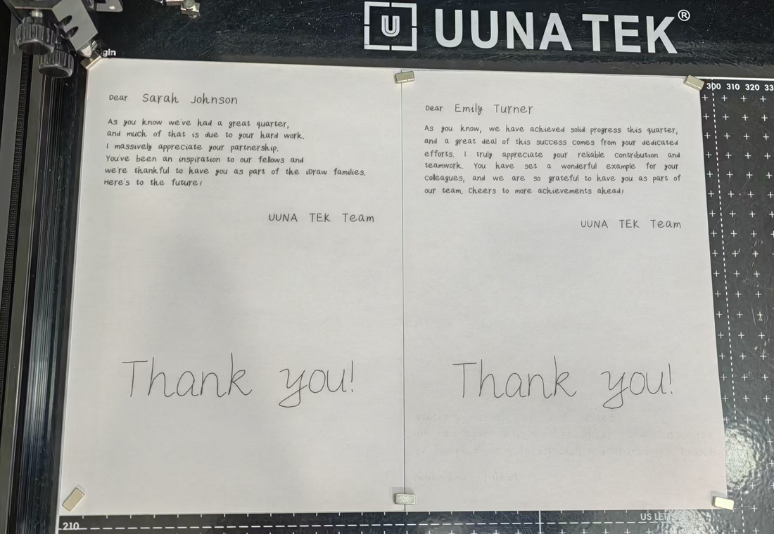 UUNA TEK 3.0 Batch Write Personalized Letters with Excel Data
