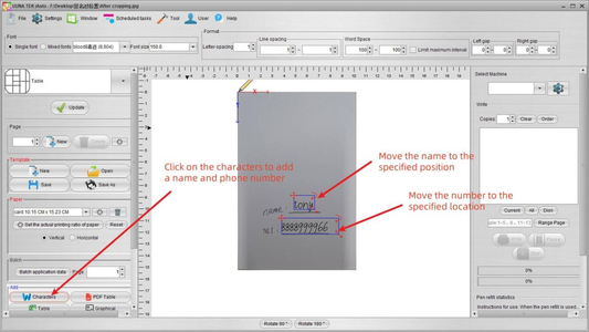 How to Accurately Write or Sign on a Specific Location of a Card Using UUNA TEK 3.0 Pen Plotter or iAuto Writing Machines