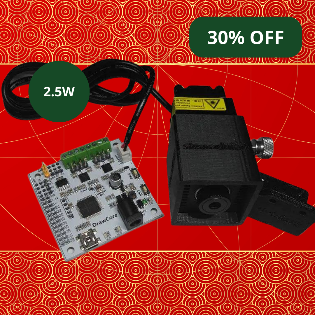 Tête de module de gravure laser - 2 500 mW