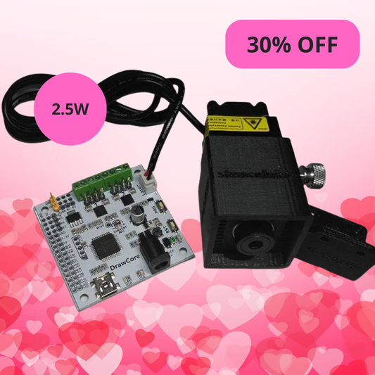 Tête de module de gravure laser - 2 500 mW