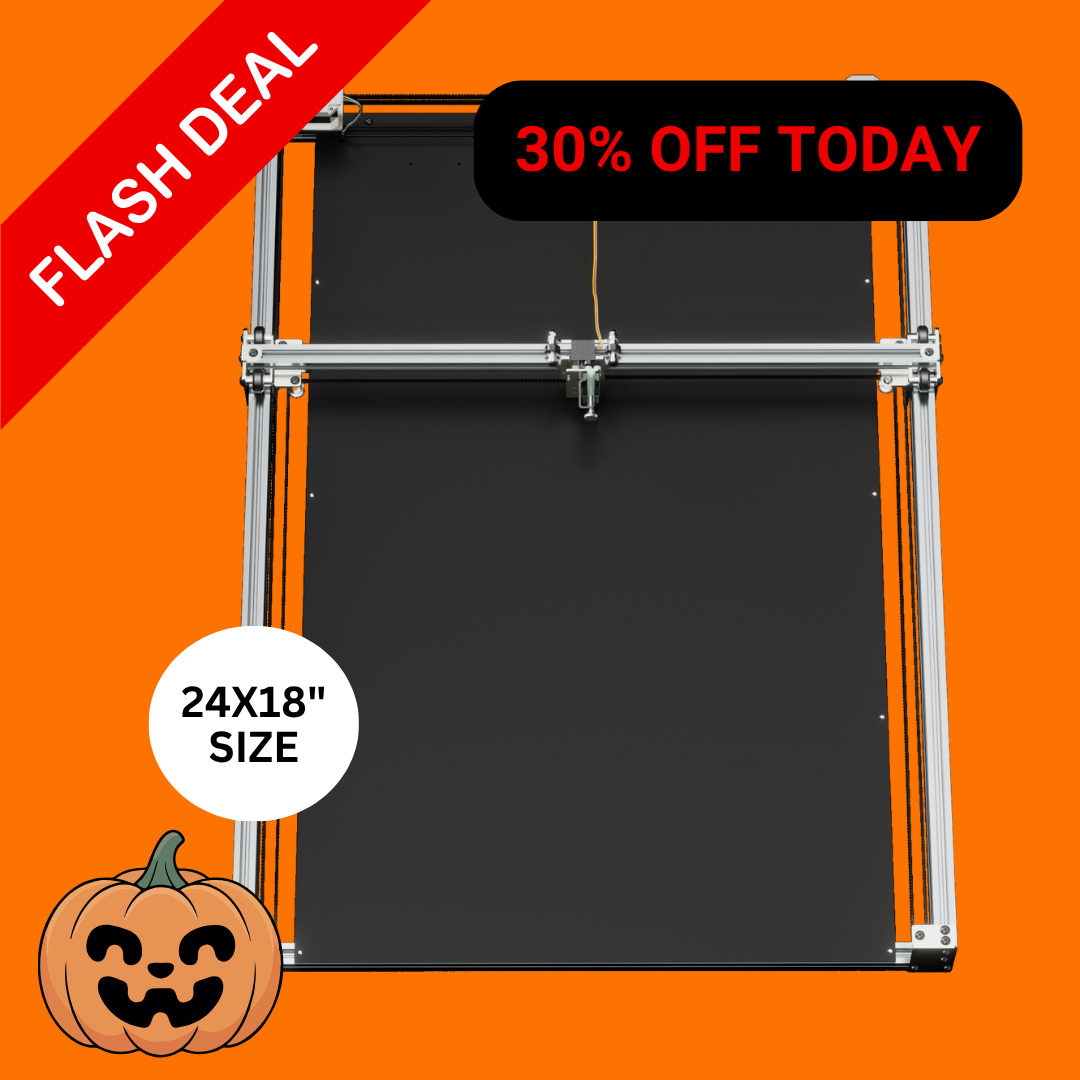 UUNA TEK ArtStation 1824 | professionele penplotter en generatief kunstproductiesysteem voor tentoonstellingen (24” × 18”)