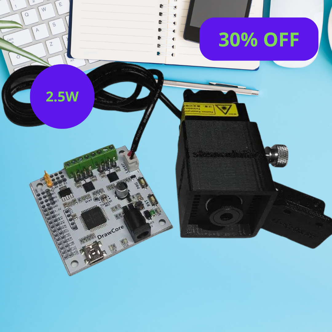 Tête de module de gravure laser - 2 500 mW