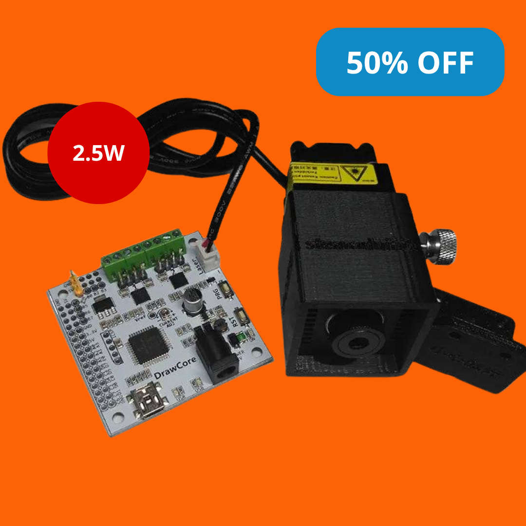 Tête de module de gravure laser - 2 500 mW