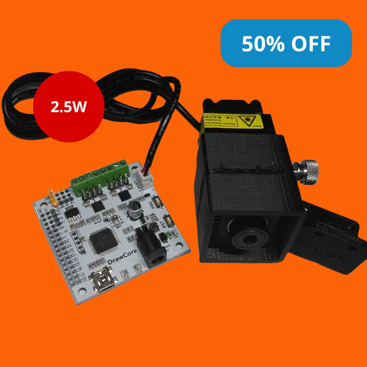 Tête de module de gravure laser - 2 500 mW