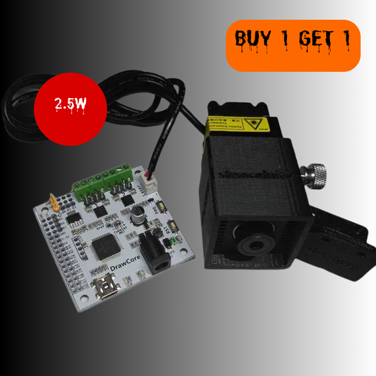 Tête de module de gravure laser - 2 500 mW