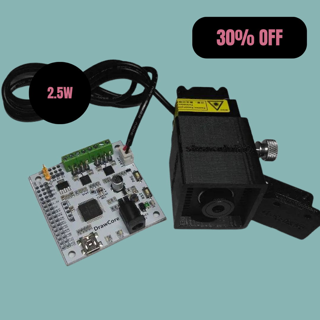 Tête de module de gravure laser - 2 500 mW