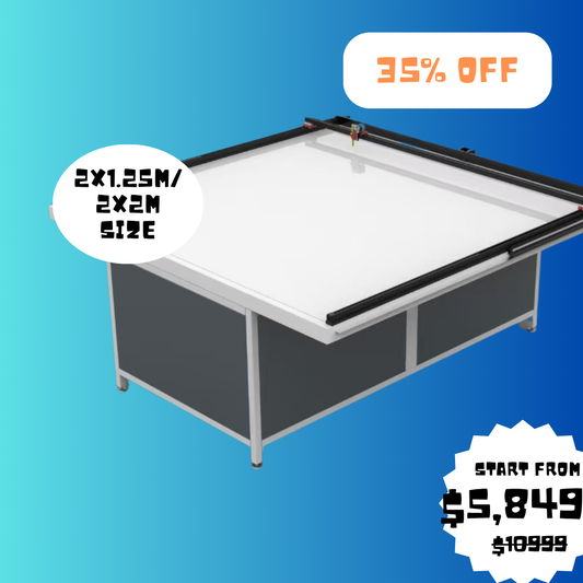 UUNA TEK 3.0 - (2X1.25M/2X2M) Preassembled Premium All-in-One Architect Drawing Table & Pen Plotter  for Architectural Drafting with WiFi and SD Card