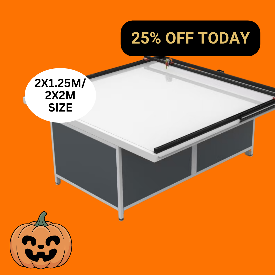 UUNA TEK 3.0 - (2X1.25M/2X2M) Preassembled Premium All-in-One Architect Drawing Table & Pen Plotter  for Architectural Drafting with WiFi and SD Card
