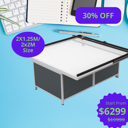 UUNA TEK 3.0 - (2X1.25M/2X2M) Preassembled Premium All-in-One Architect Drawing Table & Pen Plotter  for Architectural Drafting with WiFi and SD Card - UUNA TEK CO.,LIMITED