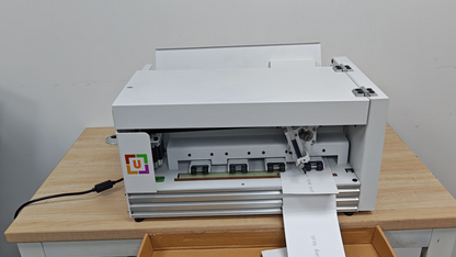 UUNA TEK® iAuto Plus - Machine d'écriture manuscrite avec chargeur/Machine de signature automatique/Machine d'écriture manuscrite pour lettres/Machine d'écriture automatique, écriture jusqu'à 210 lettres, 80 enveloppes à la fois