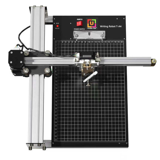 UUNA TEK® iDraw 2.0 - Robot de dessin format A4/Machine à dessiner/Machine à faire les devoirs/Traceur de calligraphie/Robot d'écriture/Traceur à stylo/Graveur laser