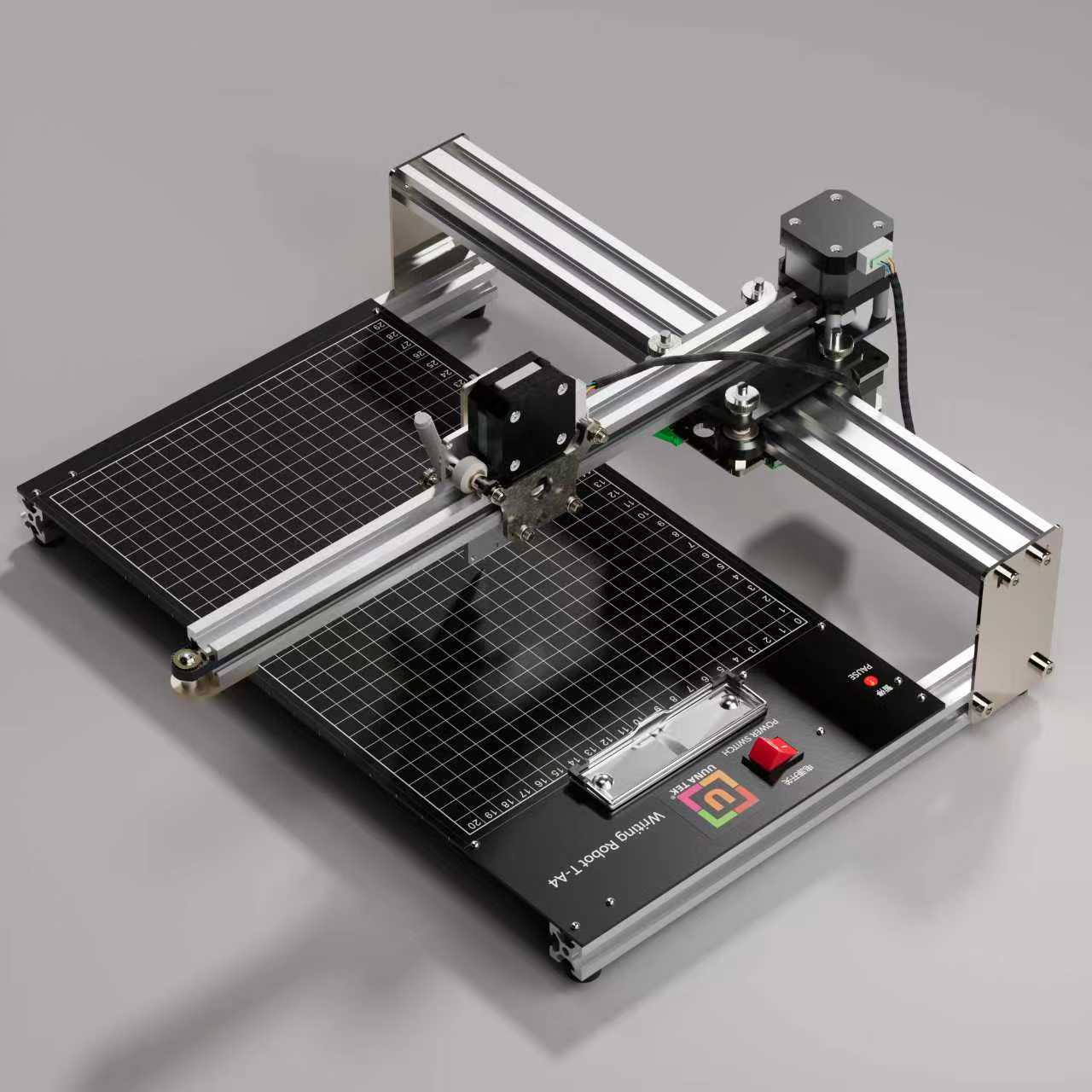 UUNA TEK® iDraw 2.0 - Robot de dessin format A4/Machine à dessiner/Machine à faire les devoirs/Traceur de calligraphie/Robot d'écriture/Traceur à stylo/Graveur laser