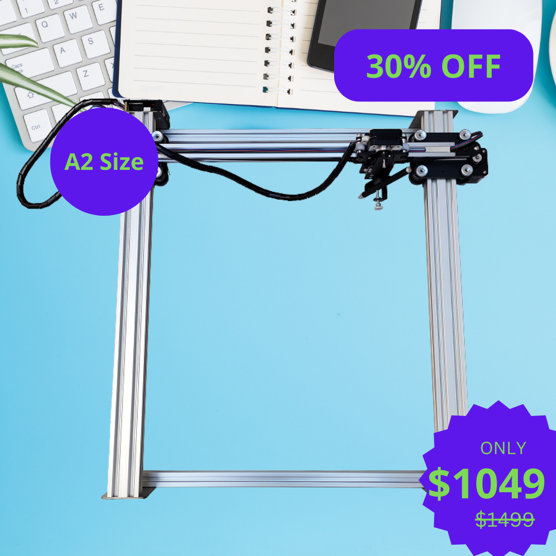 Robot de dessin iDraw H A2, traceur à stylo, machine à dessiner, machine à écrire, machine à signer | UUNA TEK