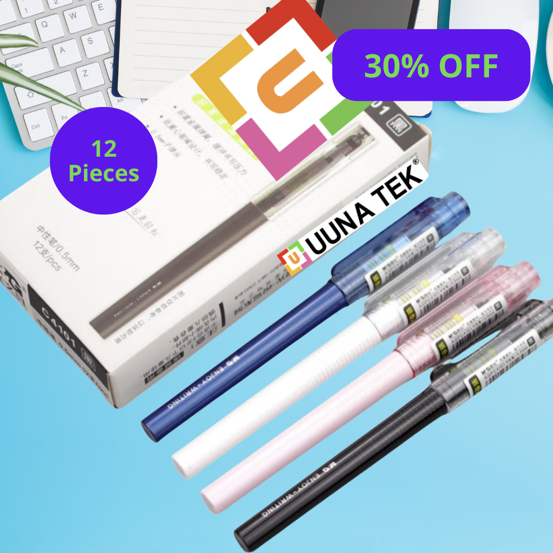 Spring-Buffered Pen Bundle - 12 Pieces - UUNA TEK CO.,LIMITED