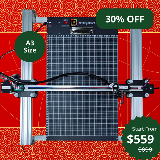 Robot de dessin iDraw H A3, traceur à stylo, machine à dessiner, machine à écrire, machine à signer | UUNA TEK