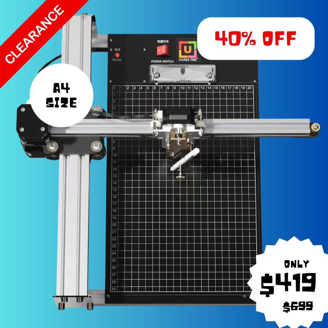 UUNA TEK®  iDraw 2.0 - A4 Formaat Tekenrobot Tekenmachine, Beste Instapniveau Pen Plotter