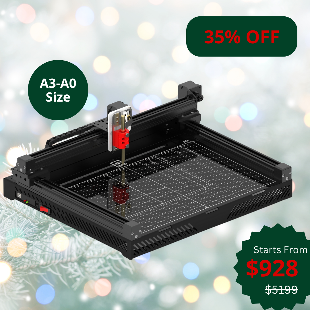 UUNA TEK 3.0 - Robot de dessin, machine à dessiner, machine à écrire, machine à signer, pré-assemblé, format A3/A2/A1/A0, haut de gamme, traceur à stylo tout-en-un