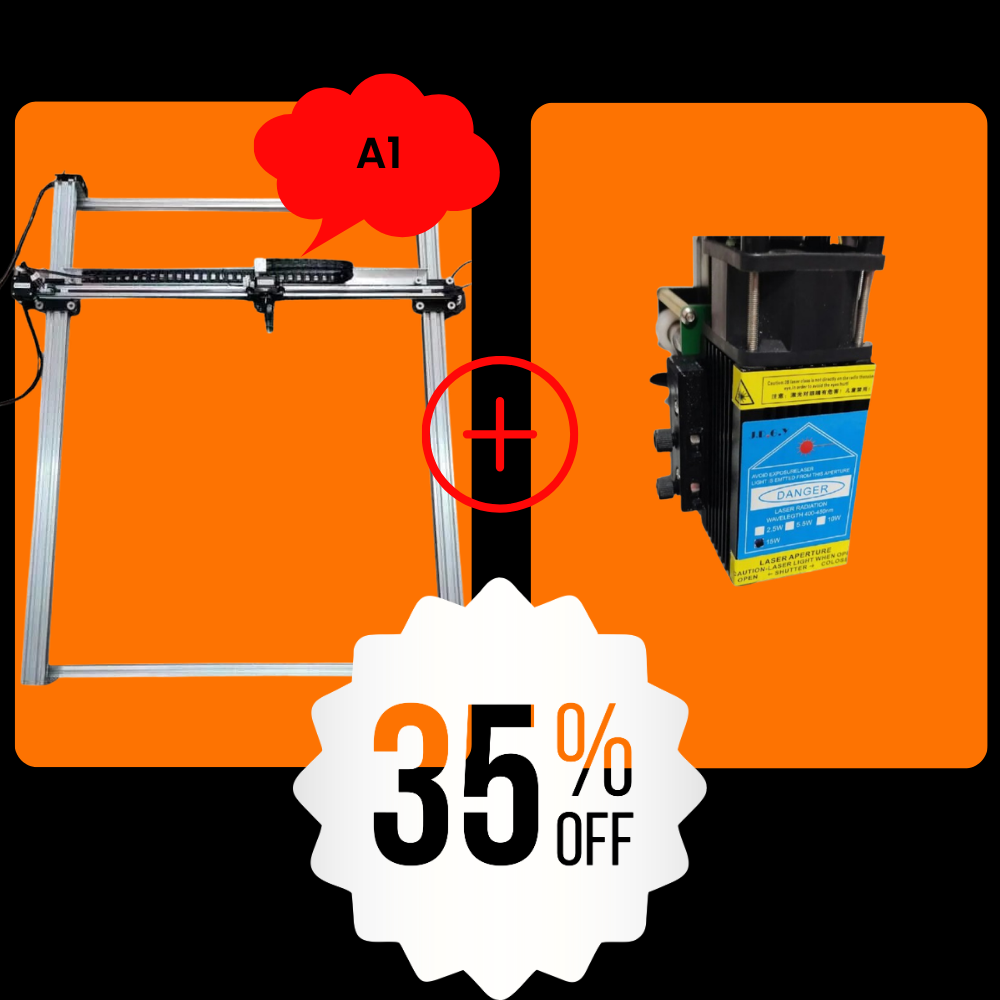 Ensemble iDraw H avec tête laser A1+15 W