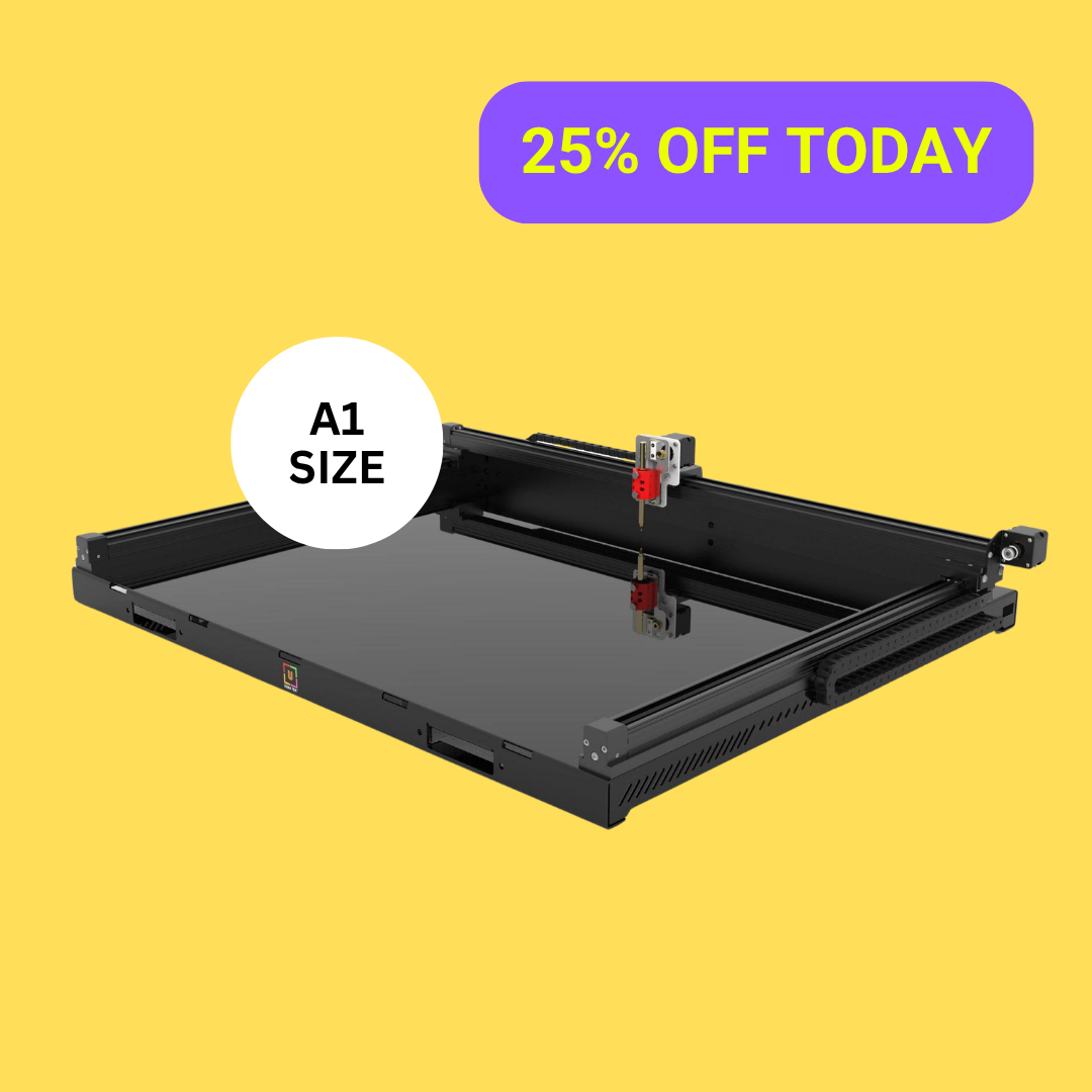 Robot da disegno con plotter a penna UUNA TEK 3.0 A1 Premium all-in-one preassemblato con Wi-Fi e scheda SD – Grande formato, più silenzioso, più veloce e più preciso