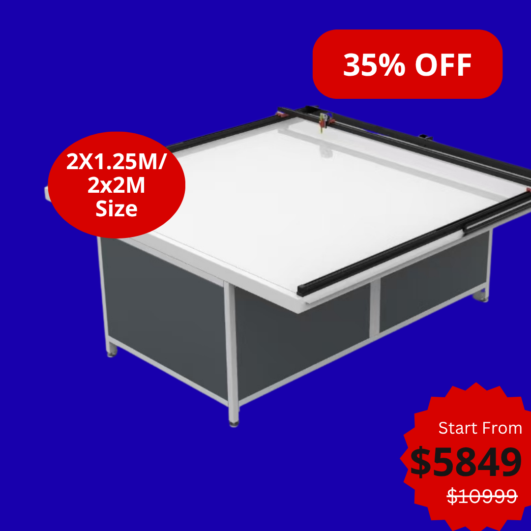 UUNA TEK 3.0 - (2X1.25M/2X2M/2X4M) Table à dessin d'architecte et traceur à stylet haut de gamme pré-assemblés pour le dessin architectural
