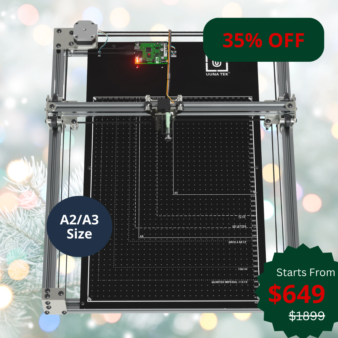 Robot de dessin iDraw H SE A3/A2 CoreXY pour artistes – Combine le matériel robuste iDraw H avec le logiciel flexible Axidraw