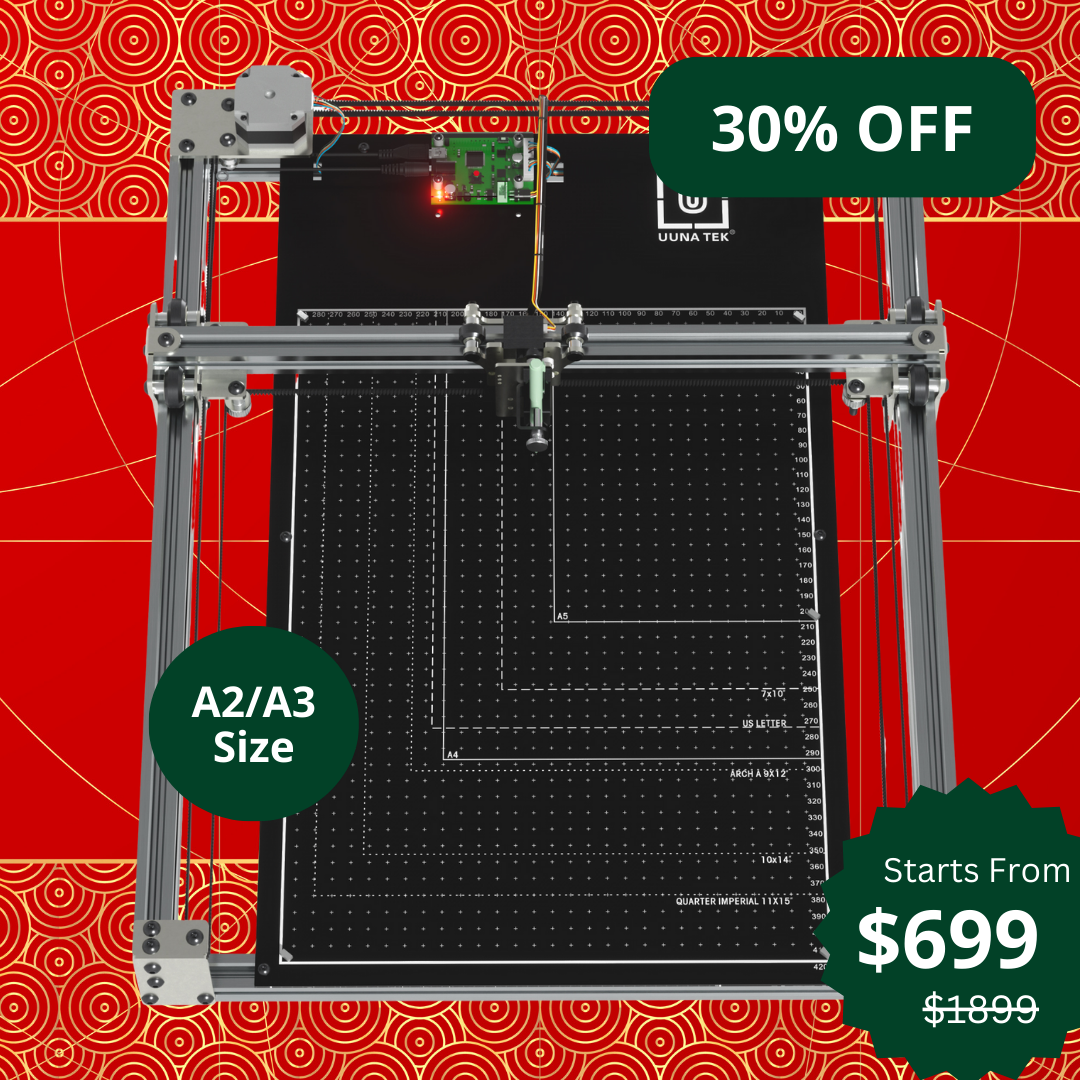 Robot de dessin iDraw H SE A3/A2 CoreXY pour artistes – Combine le matériel robuste iDraw H avec le logiciel flexible Axidraw