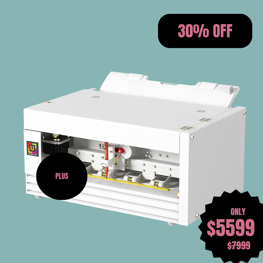 UUNA TEK® iAuto Plus - Machine d'écriture manuscrite avec chargeur/Machine de signature automatique/Machine d'écriture manuscrite pour lettres/Machine d'écriture automatique, écriture jusqu'à 210 lettres, 80 enveloppes à la fois