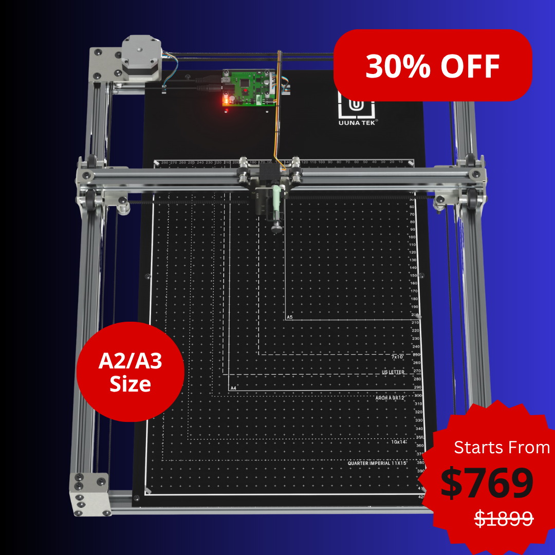 iDraw H SE A3/A2 CoreXY Drawing Robot for Artists – Combines the Robust iDraw H Hardware with Flexible Axidraw Software - UUNA TEK CO.,LIMITED