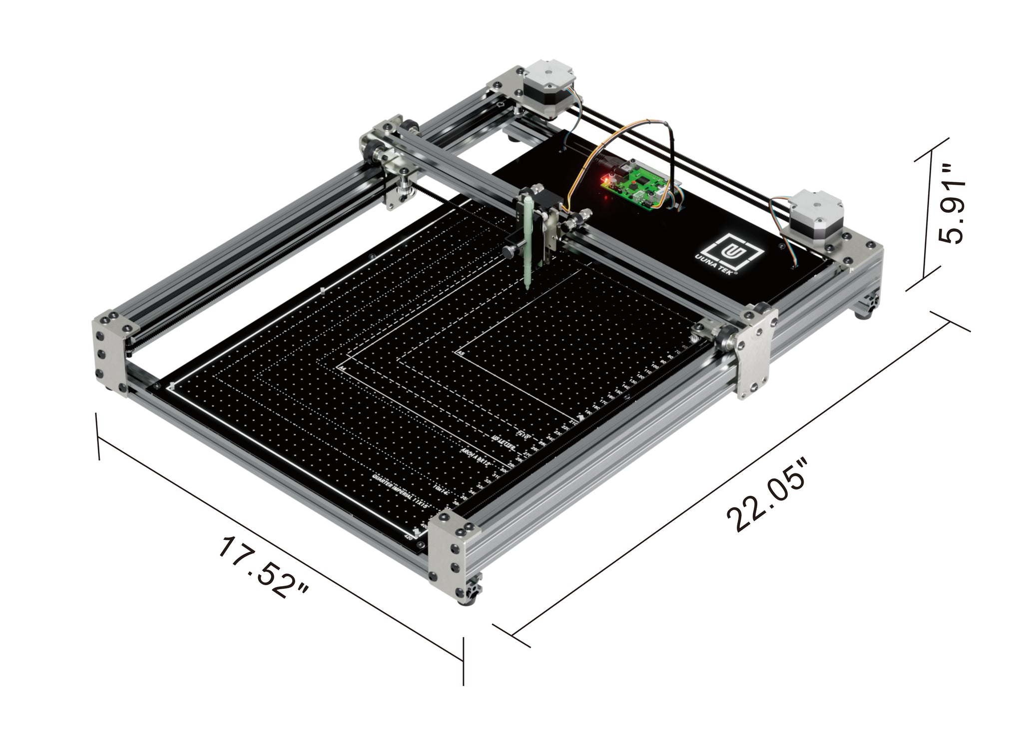 Robot de dessin iDraw H SE A3/A2 CoreXY pour artistes – Combine le matériel robuste iDraw H avec le logiciel flexible Axidraw