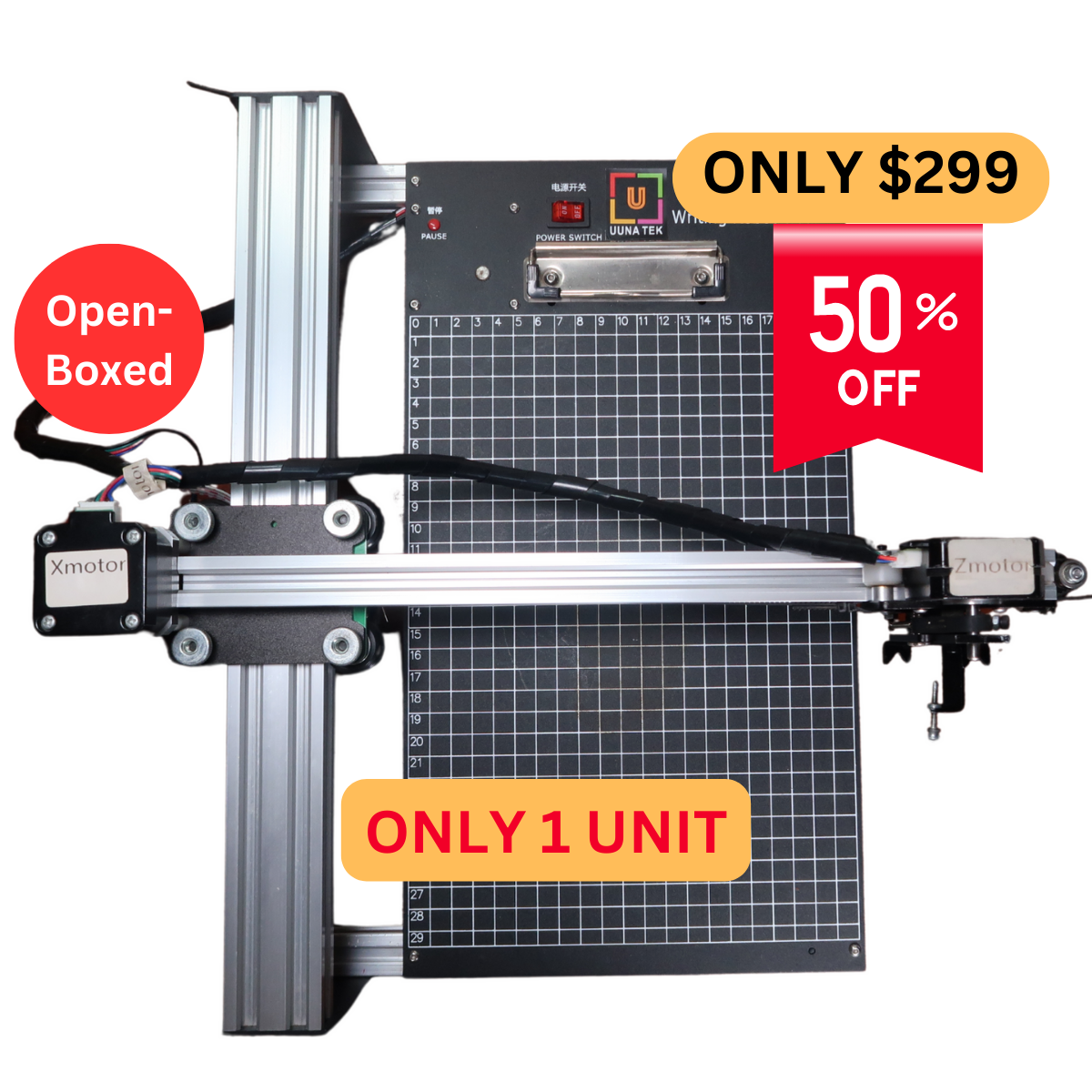 Robot de dessin/machine à dessiner/machine à faire les devoirs/traceur de calligraphie/robot d'écriture/traceur à stylo/graveur laser UUNA TEK® iDraw 2.0 (format A4)