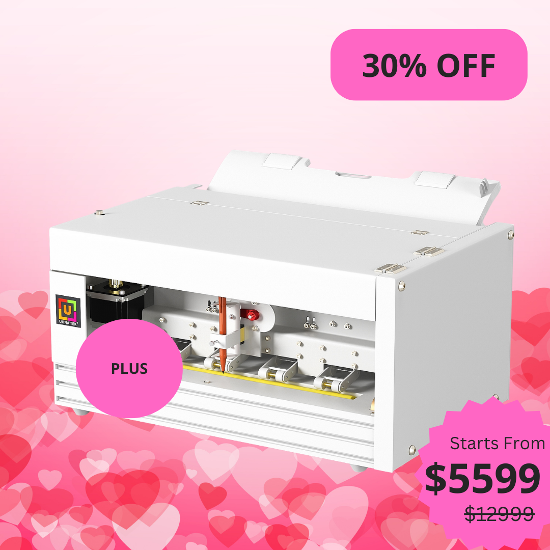 UUNA TEK® iAuto Plus - Machine d'écriture manuscrite avec chargeur/Machine de signature automatique/Machine d'écriture manuscrite pour lettres/Machine d'écriture automatique, écriture jusqu'à 210 lettres, 80 enveloppes à la fois