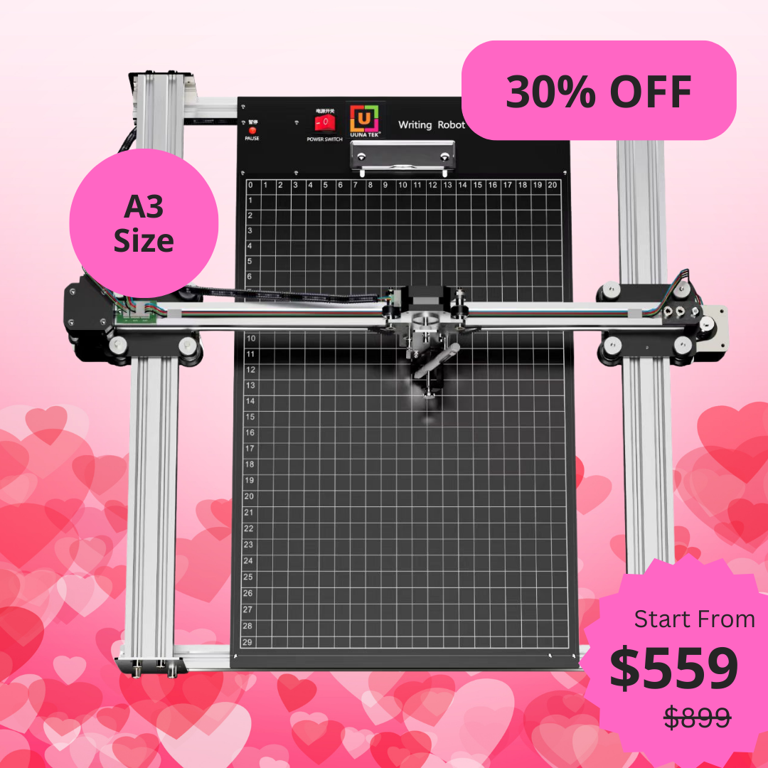 Robot de dessin iDraw H A3, traceur à stylo, machine à dessiner, machine à écrire, machine à signer | UUNA TEK