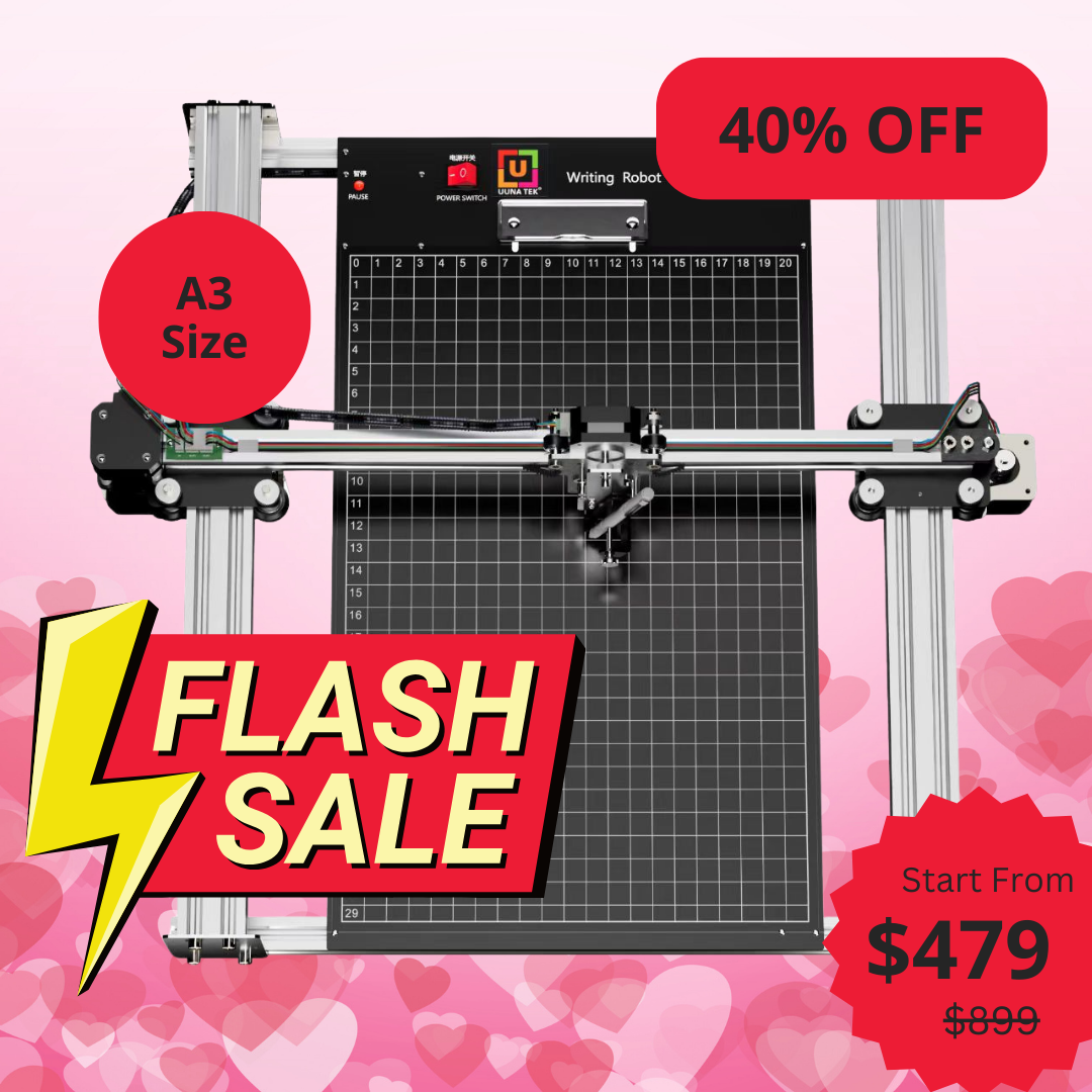 Robot de dessin iDraw H A3, traceur à stylo, machine à dessiner, machine à écrire, machine à signer | UUNA TEK