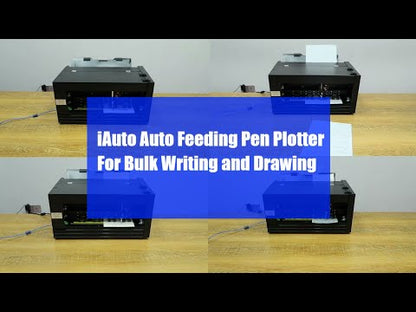 UUNA TEK® iAuto - Machine d'écriture manuscrite avec chargeur/Machine de signature automatique/Machine d'écriture manuscrite pour lettres/Machine d'écriture automatique, écrivez jusqu'à 80 lettres, 30 enveloppes à la fois